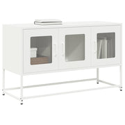 TV cabinet 100.5x39x60.5 cm cold-rolled steel white