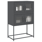 Tall cabinet 68x39x107 cm steel anthracite