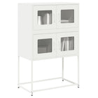 Tall cabinet 68x39x107 cm steel white