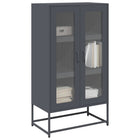 High cabinet 68x39x123 cm steel anthracite