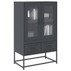 Tall cabinet 68x39x111.5 cm steel anthracite-colored