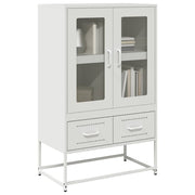 Tall cabinet 68x39x111.5 cm steel white