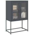 Tall cabinet 68x39x107 cm steel anthracite