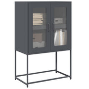 Tall cabinet 68x39x107 cm steel anthracite