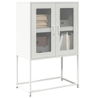 Tall cabinet 68x39x107 cm steel white
