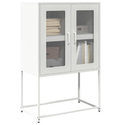 Tall cabinet 68x39x107 cm steel white