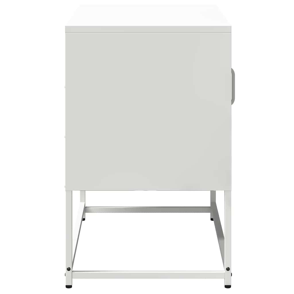 Tv-meubel 68x39x60,5 cm staal wit