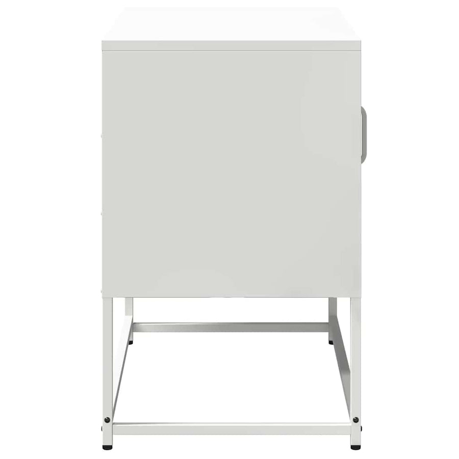Tv-meubel 68x39x60,5 cm staal wit