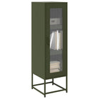 Tall cabinet 36x39x123 cm cold-rolled steel olive green