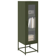 Tall cabinet 36x39x123 cm cold-rolled steel olive green