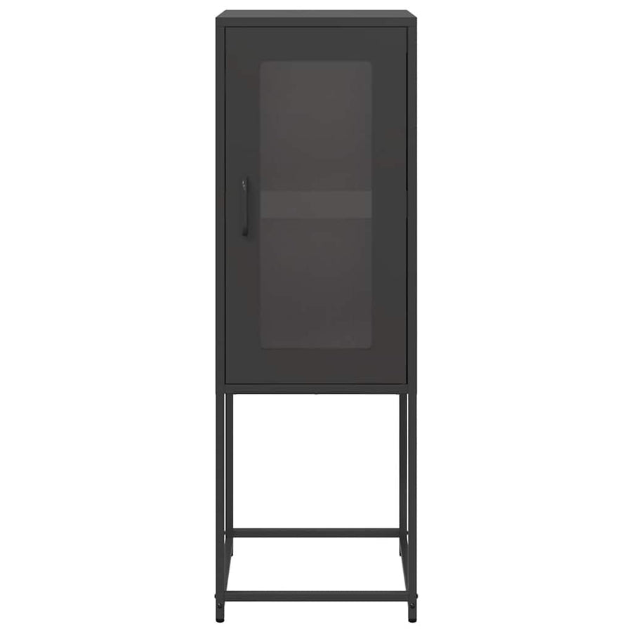 Dressoir 36x39x107 cm koudgewalst staal zwart