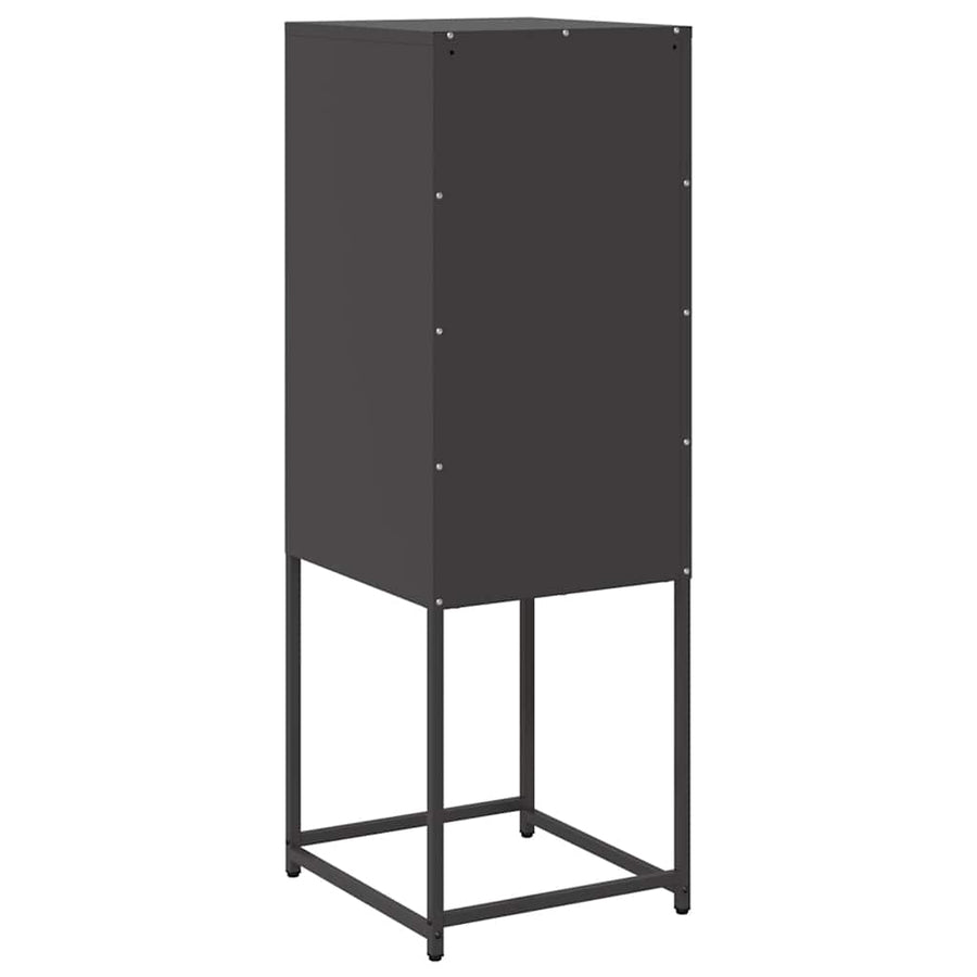 Dressoir 36x39x107 cm koudgewalst staal zwart
