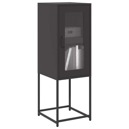 Dressoir 36x39x107 cm koudgewalst staal zwart