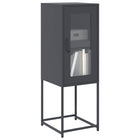 Dressoir 36x39x107 cm staal antraciet