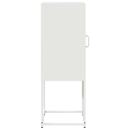 Dressoir 36x39x107 cm koudgewalst staal wit