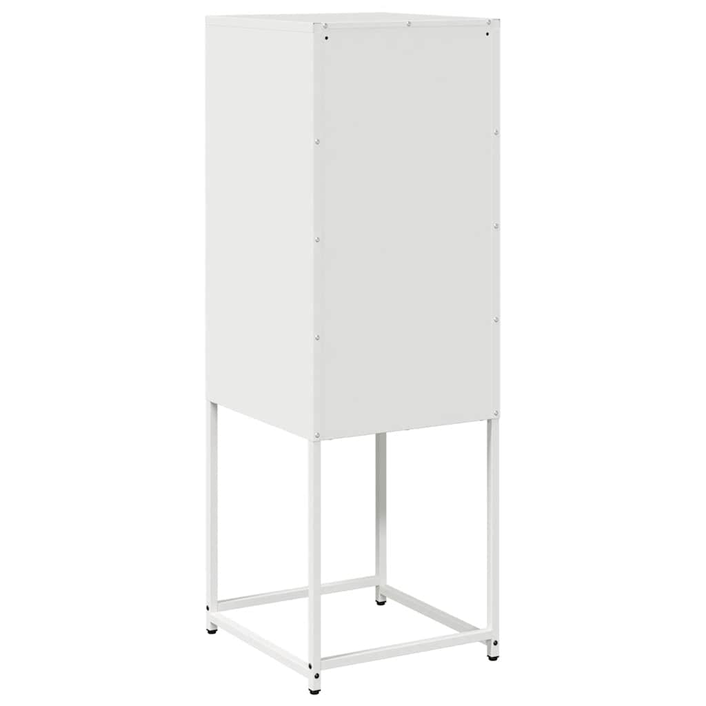 Dressoir 36x39x107 cm koudgewalst staal wit