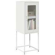 Sideboard 36x39x107 cm cold-rolled steel white