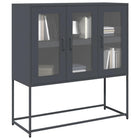 Sideboard 100.5x39x107 cm cold rolled steel anthracite