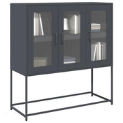 Sideboard 100.5x39x107 cm cold rolled steel anthracite
