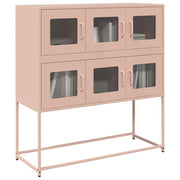 Sideboard 100.5x39x107 cm cold rolled steel pink