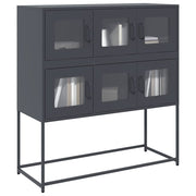 Sideboard 100.5x39x107 cm cold rolled steel anthracite
