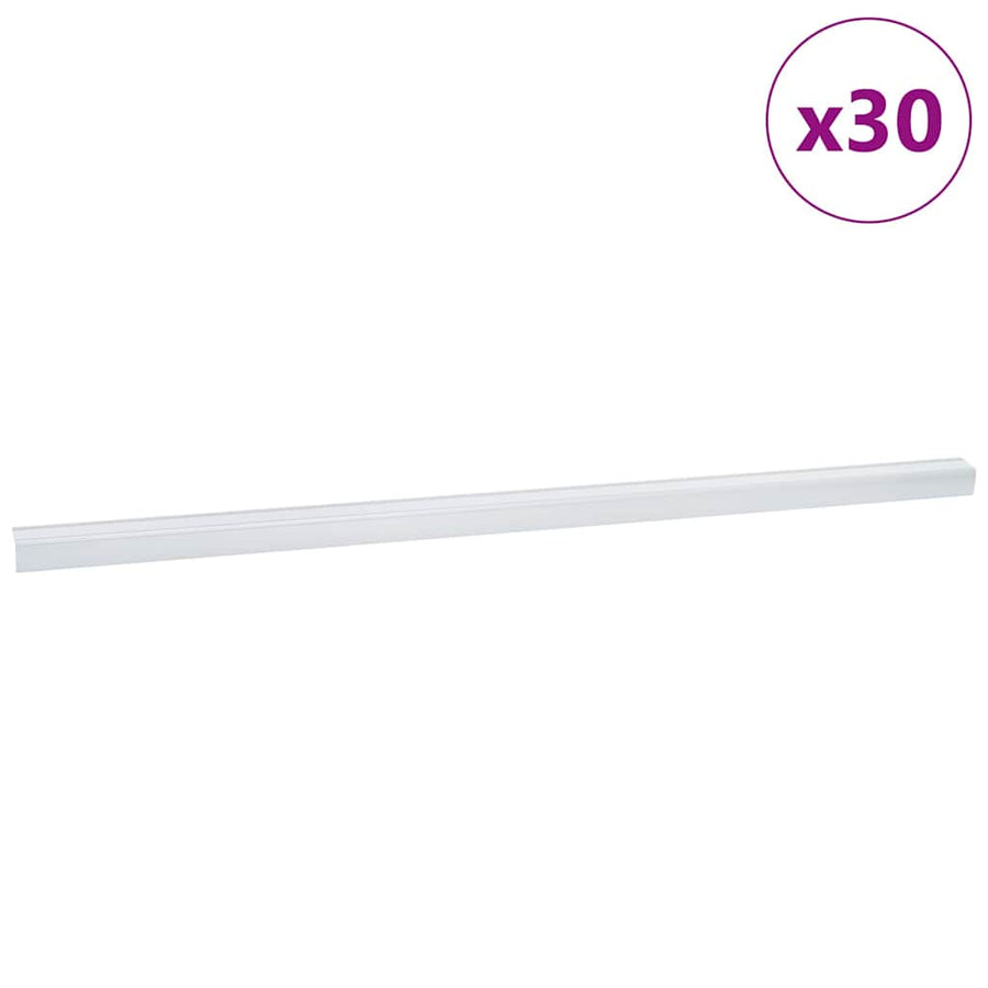 Trapneus 30 pcs Zilver 67 cm Aluminium