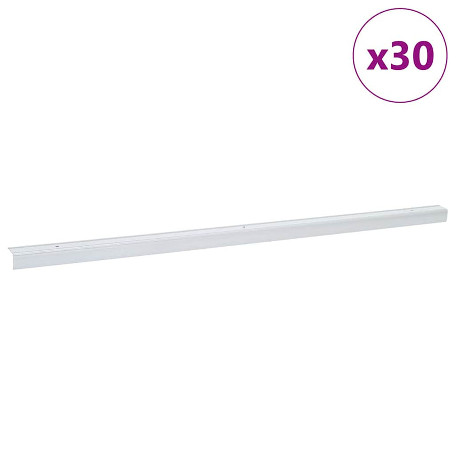 Trapprofielen 30 pcs Zilver 67 cm Aluminium