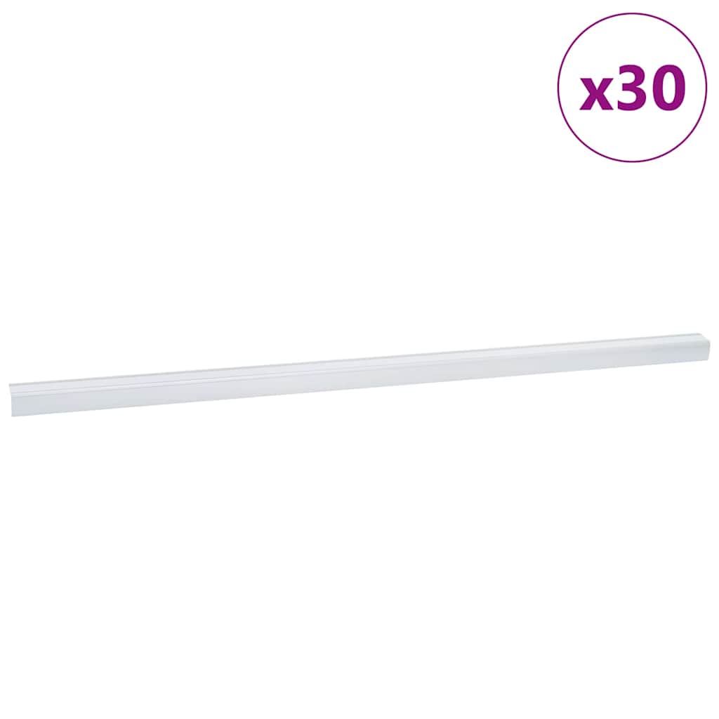 Trapprofielen 30 pcs Zilver 67 cm Aluminium