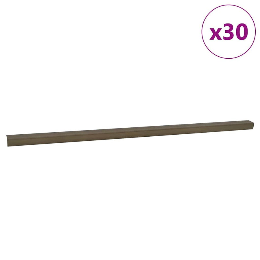 Trapneus 30 pcs Bruin 67 cm Aluminium