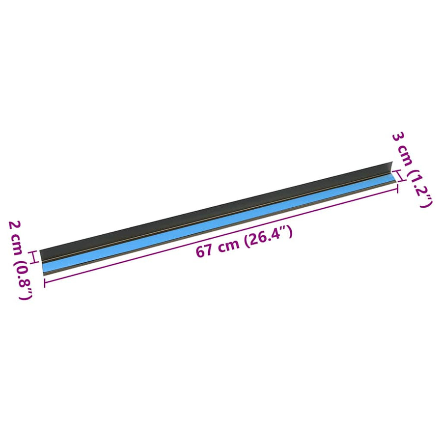 Trapneus 10 pcs champagne 67 cm Aluminium