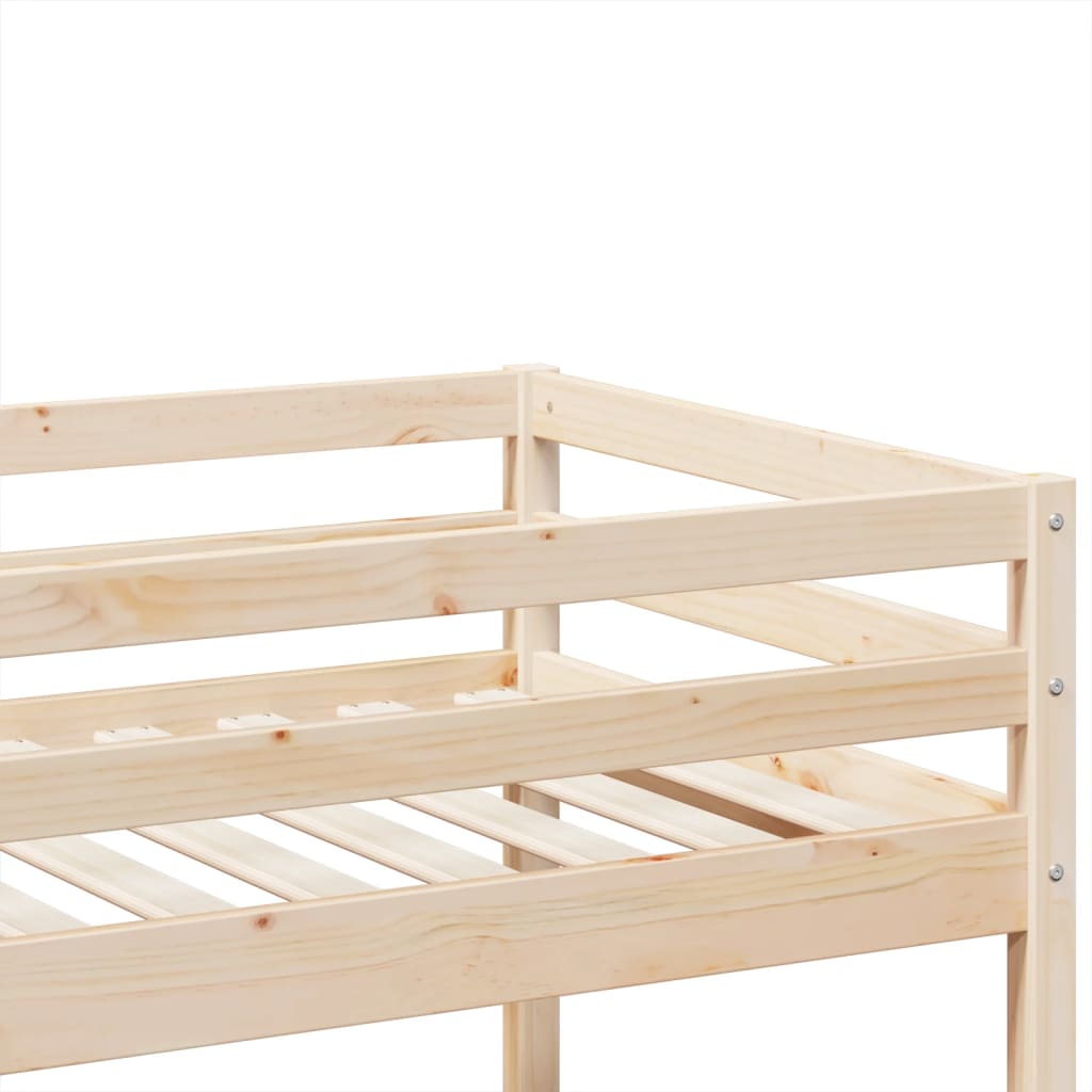 Stapelbed massief grenenhout 80x200 cm