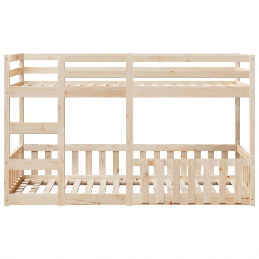 Stapelbed massief grenenhout 90x200 cm