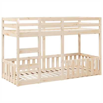 Stapelbed massief grenenhout 90x190 cm