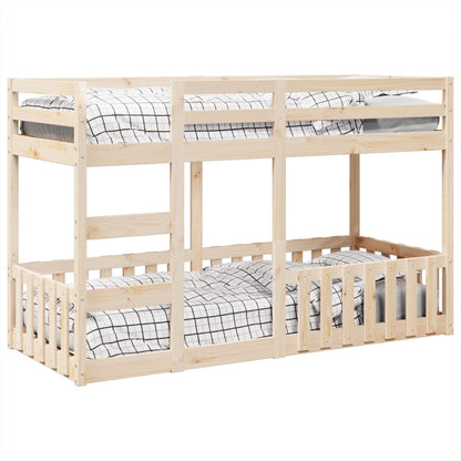 Stapelbed massief grenenhout 90x190 cm
