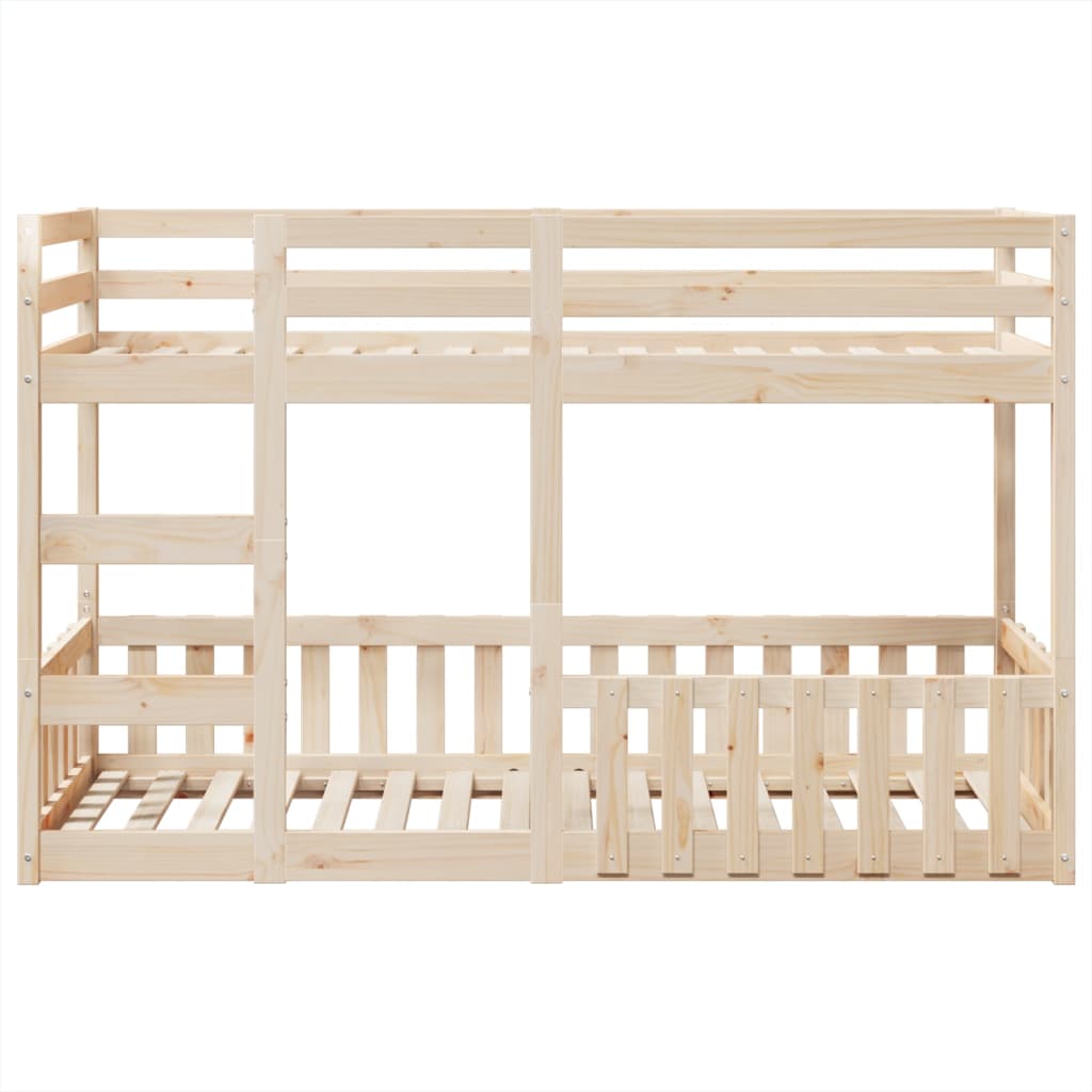 Stapelbed massief grenenhout 90x190 cm