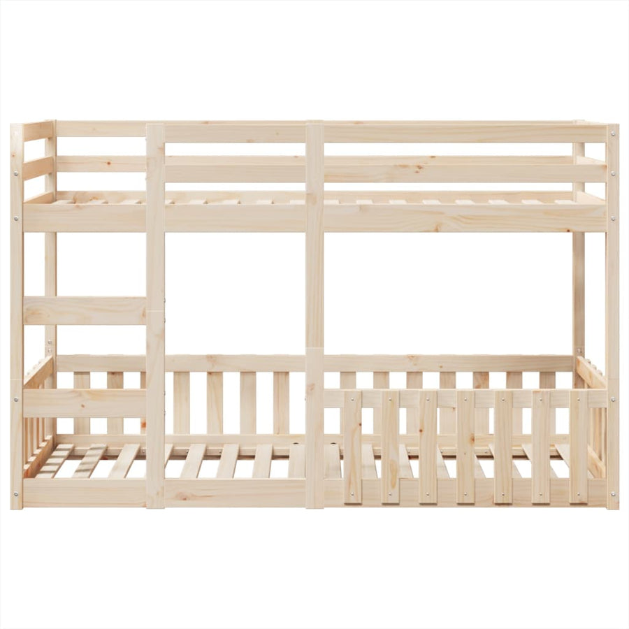 Stapelbed massief grenenhout 90x190 cm