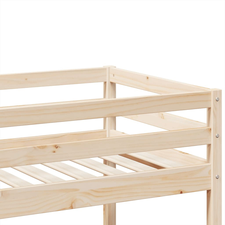 Stapelbed massief grenenhout 90x190 cm