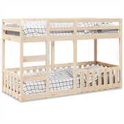 Stapelbed massief grenenhout 75x190 cm