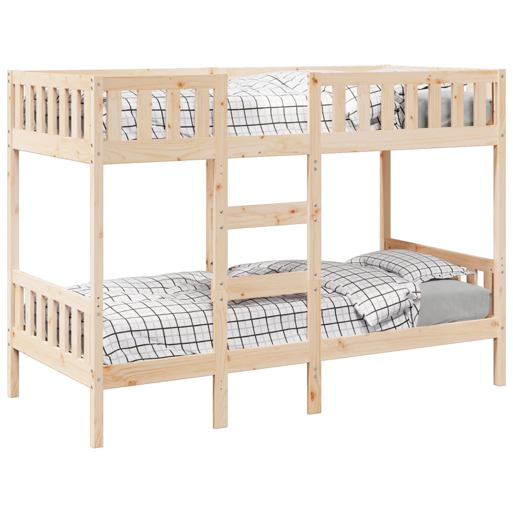 Stapelbed massief grenenhout 80x200 cm