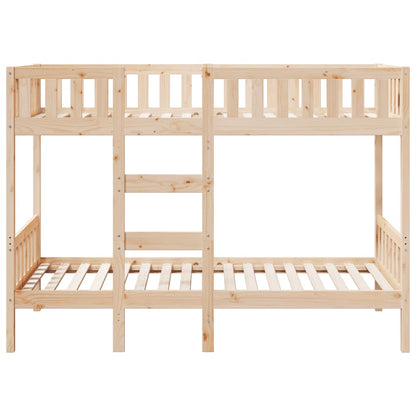 Stapelbed massief grenenhout 80x200 cm