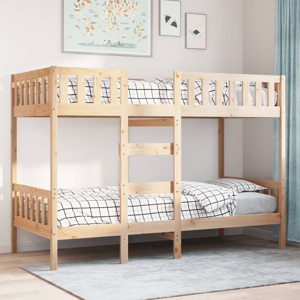 Stapelbed massief grenenhout 90x200 cm