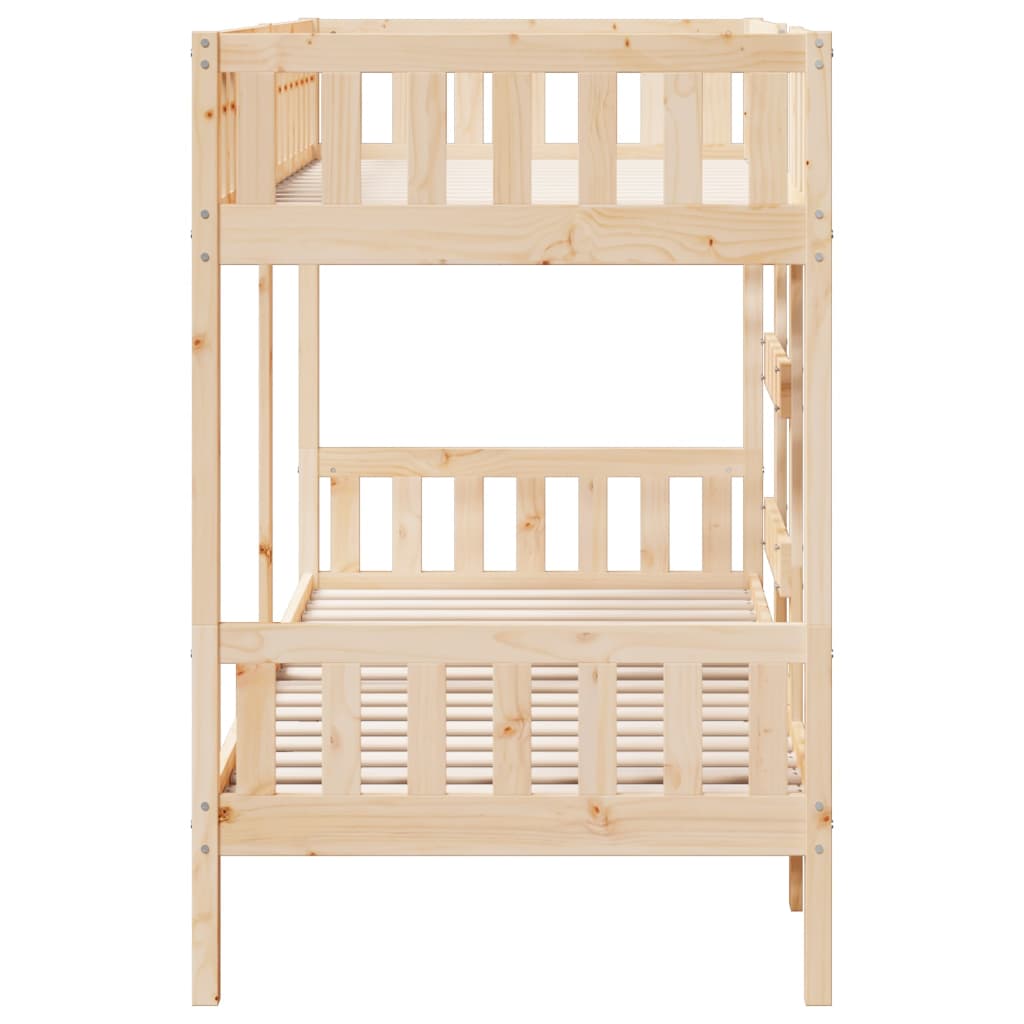 Stapelbed massief grenenhout 90x200 cm