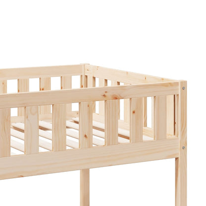 Stapelbed massief grenenhout 90x200 cm