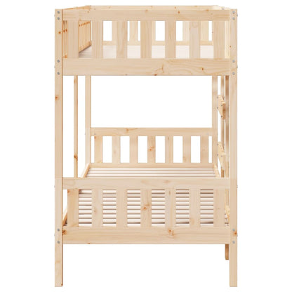 Stapelbed massief grenenhout 90x190 cm