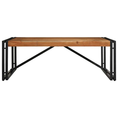 Salontafel 100x100x35 cm massief acaciahout