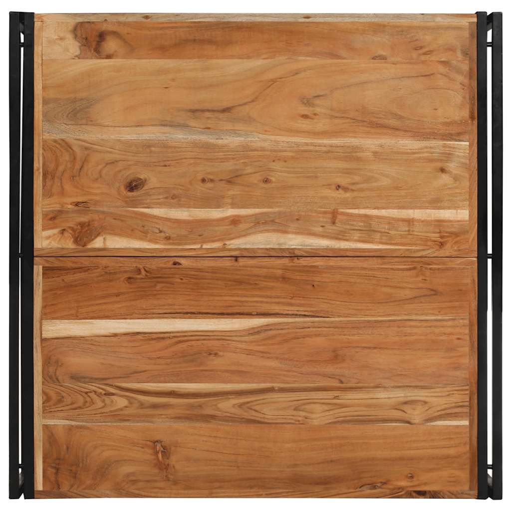 Salontafel 100x100x35 cm massief acaciahout
