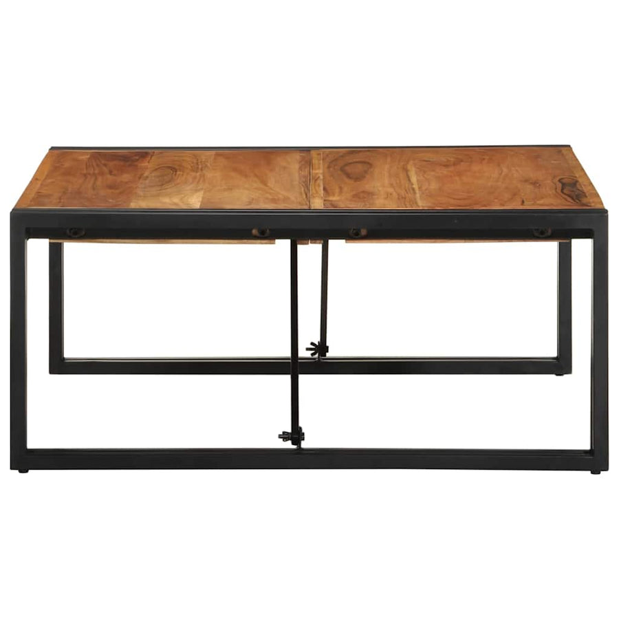 Salontafel 80x80x35 cm massief acaciahout