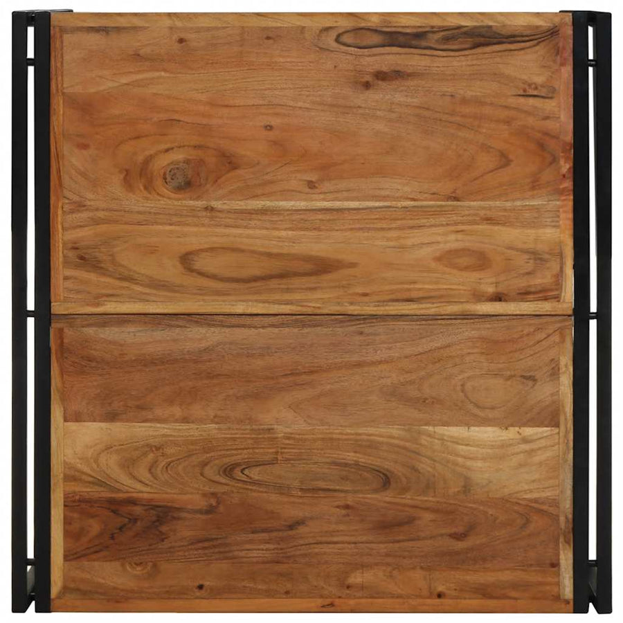Salontafel 80x80x35 cm massief acaciahout