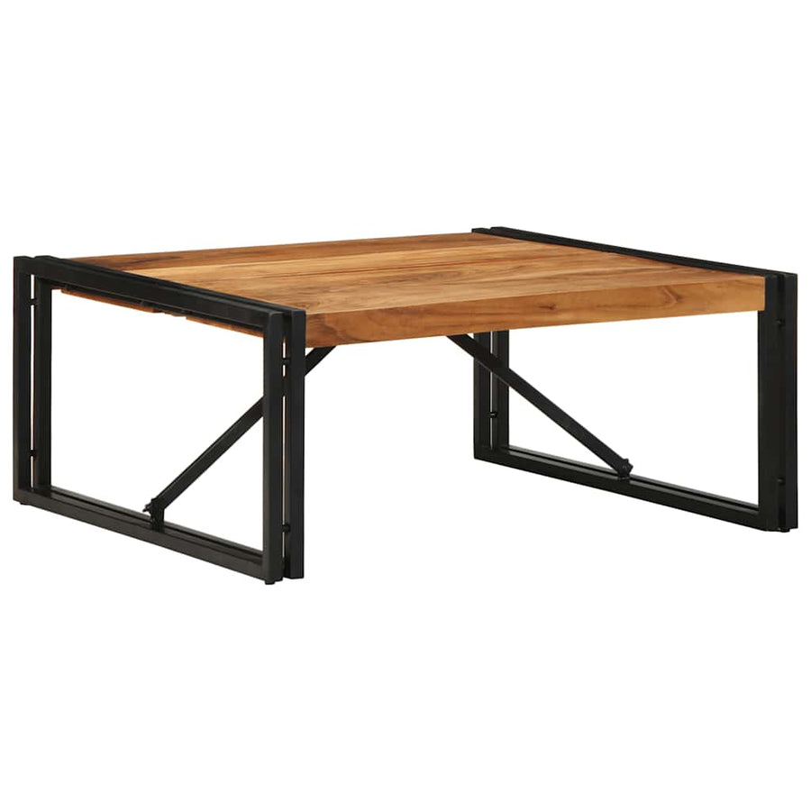 Salontafel 80x80x35 cm massief acaciahout