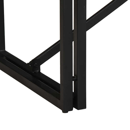 Salontafel 80x40x35 cm massief gerecycled hout meerkleurig